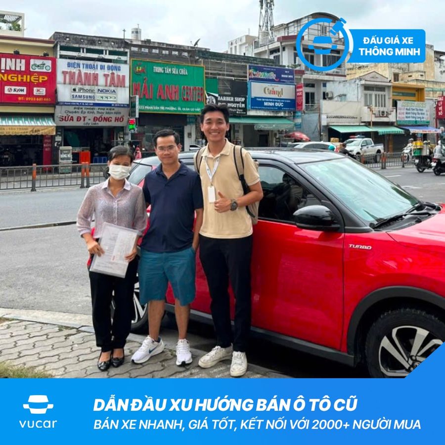 Đội ngũ Vucar hỗ trợ giao dịch xe cũ